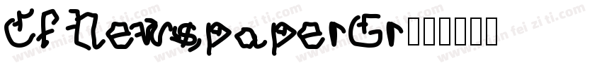 Cf NewspaperGr字体转换